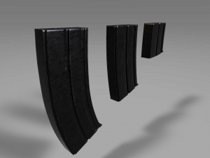ammunition magazine - clip - attachment - pbr - 4k textures - unity - unreal Modèle 3D