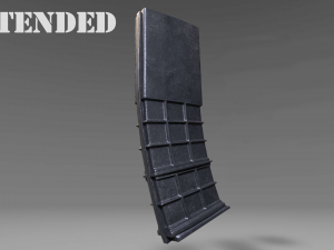 ammunition magazine - clip - attachment - pbr - 4k textures - unity - unreal Modelo 3D