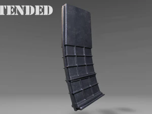 ammunition magazine - clip - attachment - pbr - 4k textures - unity - unreal 3D Model
