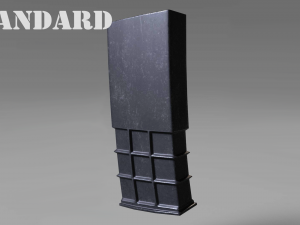 ammunition magazine - clip - attachment - pbr - 4k textures - unity - unreal Modelo 3D