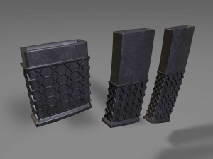 ammunition magazine - clip - attachment - pbr - 4k textures - unity - unreal 3D Model