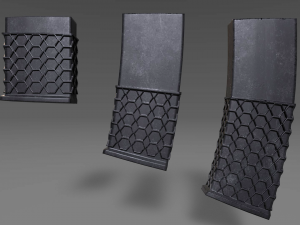 ammunition magazine - clip - attachment - pbr - 4k textures - unity - unreal 3D Model