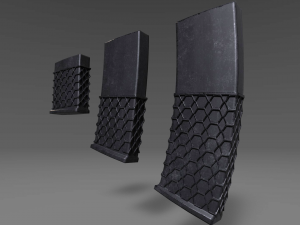 ammunition magazine - clip - attachment - pbr - 4k textures - unity - unreal 3D Model