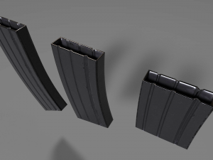 ammunition magazine - clip - attachment - pbr - 4k textures - unity - unreal Modelo 3D
