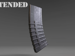 ammunition magazine - clip - attachment - pbr - 4k textures - unity - unreal 3D Model