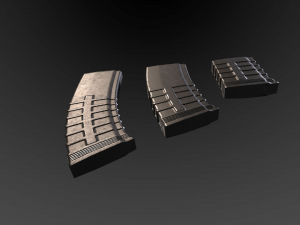 ammunition magazine - clip - attachment - pbr - 4k textures - unity - unreal 3D Model