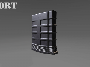 ammunition magazine - clip - attachment - pbr - 4k textures - unity - unreal 3D Model