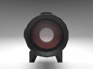 red dot - cqb sight - attachment - pbr - 4k textures - unity - unreal Modelo 3D