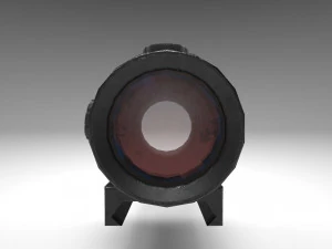 red dot - cqb sight - attachment - pbr - 4k textures - unity - unreal 3D Model