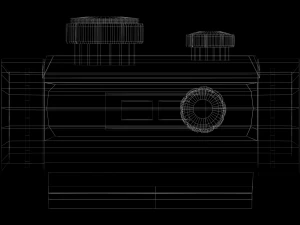 red dot - cqb sight - attachment - pbr - 4k textures - unity - unreal 3D Model