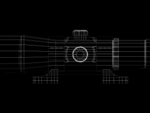 rifle scope - sight - attachment - pbr - 4k textures - unity - unreal 3D मॉडल