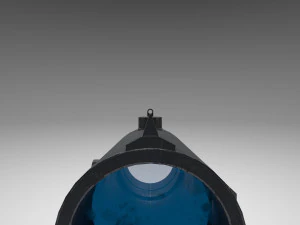 red dot - cqb sight - attachment - pbr - 4k textures - unity - unreal 3D Model