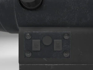 red dot - cqb sight - attachment - pbr - 4k textures - unity - unreal 3D Model
