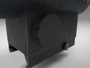 red dot - cqb sight - attachment - pbr - 4k textures - unity - unreal 3D Model