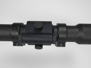 rifle scope - sight - attachment - pbr - 4k textures - unity - unreal 3D Модель