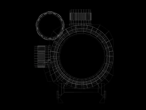 rifle scope - sight - attachment - pbr - 4k textures - unity - unreal 3D Model