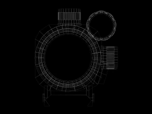 rifle scope - sight - attachment - pbr - 4k textures - unity - unreal 3D Model