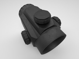 red dot - cqb sight - attachment - pbr - 4k textures - unity - unreal Modelo 3D