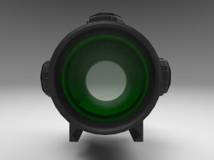 red dot - cqb sight - attachment - pbr - 4k textures - unity - unreal Modelo 3D