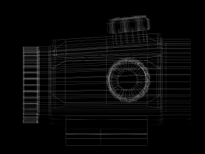 red dot - cqb sight - attachment - pbr - 4k textures - unity - unreal Modelo 3D