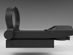 coyote sight - red dot - attachment - pbr - 4k textures - unity - unreal 3Dモデル