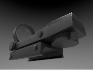 coyote sight - red dot - attachment - pbr - 4k textures - unity - unreal 3Dモデル