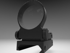 coyote sight - red dot - attachment - pbr - 4k textures - unity - unreal 3Dモデル
