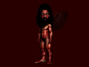 little devil character rigged 3D Model