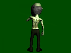 little old gnome model rigged character 3D Model