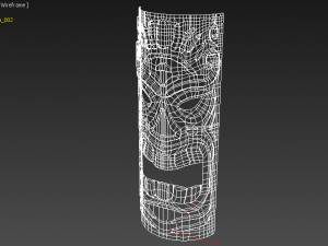 tiki mask for wall decoration Modelo 3D
