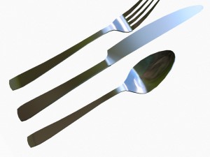 silverware set 3D Model