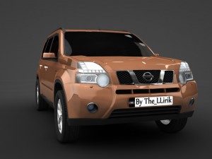 nissan x-trail Modelo 3D