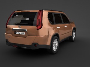 nissan x-trail Modelo 3D