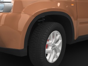 nissan x-trail Modelo 3D