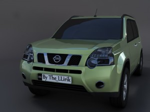 nissan x-trail Modelo 3D