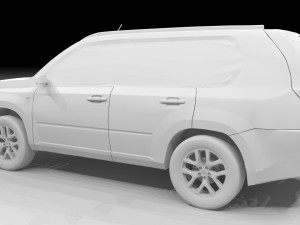 nissan x-trail Modelo 3D