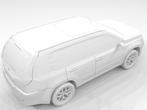 nissan x-trail Modelo 3D