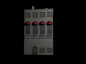 white building 3D Model