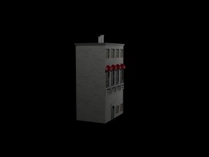 white building 3D Модель