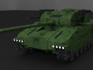 concept tank-air defence vehicle 3D 모델