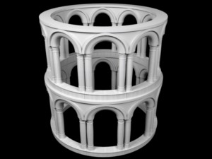 antique columns 3D Model