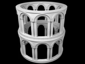 colonnes antiques Modèle 3D