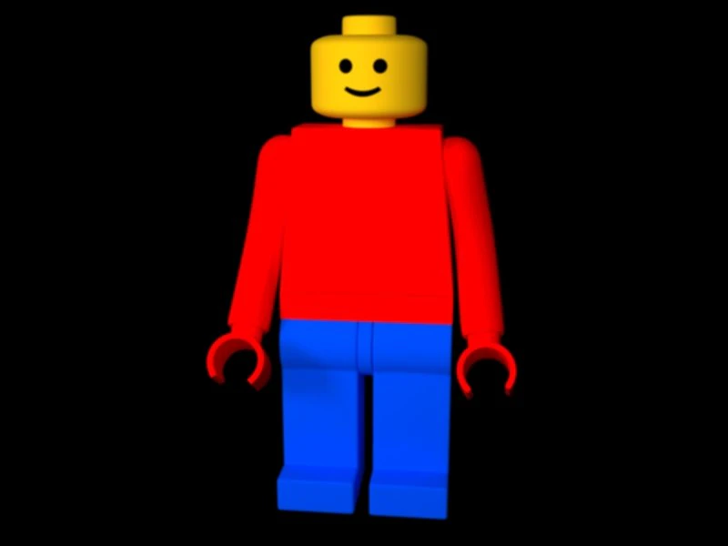 lego human 3D Model .c4d .max .obj .3ds .fbx .stl .blend 