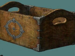 ahşap sandık 3D Model