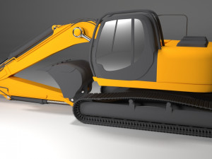 excavator 3D 모델