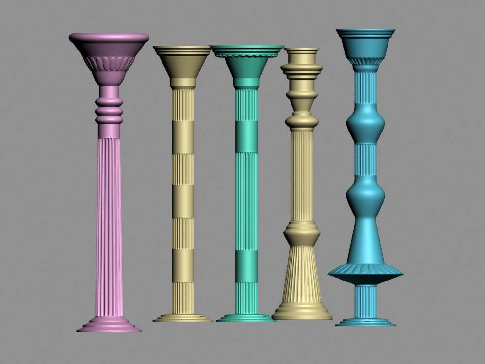 column 3D Model .c4d .max .obj .3ds .fbx .stl .blend 