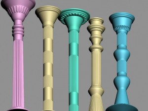 column Modelo 3D