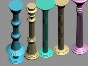 column Modelo 3D