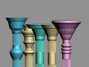 column Modelo 3D