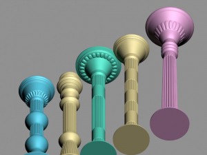 column Modelo 3D